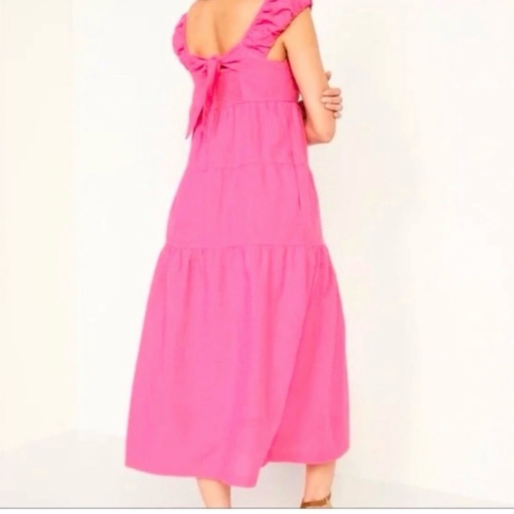 Old Navy Pink Textured Dress - Picture 2 of 7